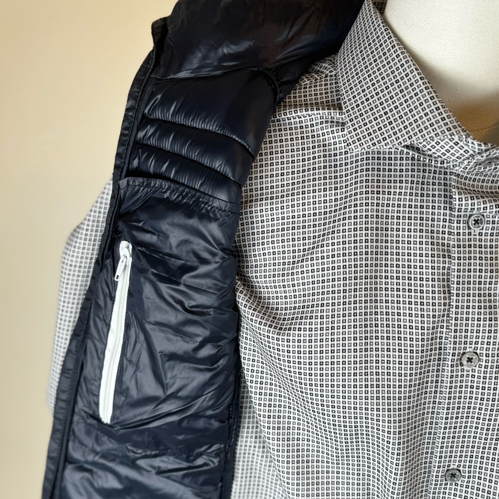 The North Face Women’s Pro 900 Navy Down Quilted Puffer Vest Vintage Gorpcore - Picture 5 of 11
